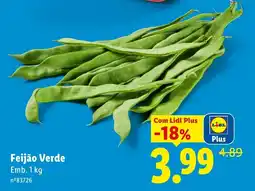 Lidl Feijão Verde promoção
