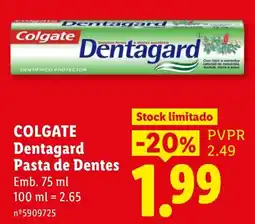 Lidl colgate dentagard pasta de dentes promoção
