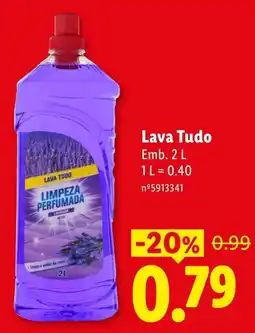 Lidl Lava Tudo promoção