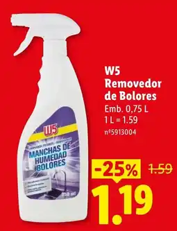 Lidl W5 Removedor de Bolores promoção
