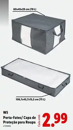 Lidl Porta-Fatos/ Capa de Proteção para Roupa promoção