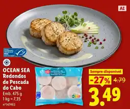 Lidl Ocean Sea Redondos de Pescada do Cabo promoção