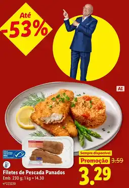 Lidl Filetes de Pescada Panados promoção