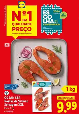 Lidl Ocean Sea Postas de Salmão Selvagem XXL promoção