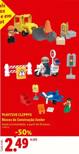 Lidl Playtive clippys blocos de construção junior promoção