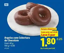 Lidl Argolas com Cobertura de Chocolate promoção