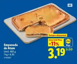 Lidl Empanada de Atum promoção