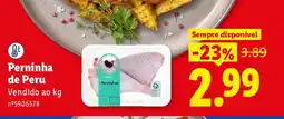 Lidl Perninha de Peru promoção