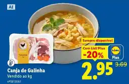 Lidl Canja de Galinha promoção