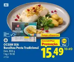 Lidl OCEAN SEA Bacalhau Posta Tradicional promoção