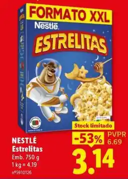 Lidl Nestlé Estrelitas promoção