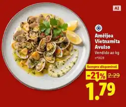 Lidl Amêijoa Vietnamita Avulso promoção