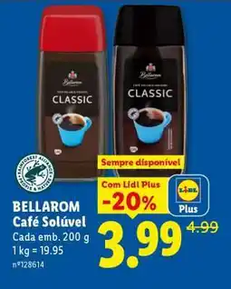 Lidl BELLAROM Café Solúvel promoção