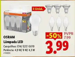 Lidl OSRAM promoção