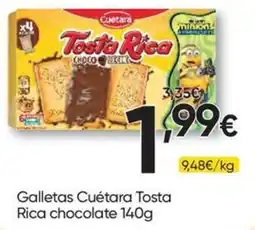 Froiz Galletas Cuétara Tosta Rica chocolate promoção