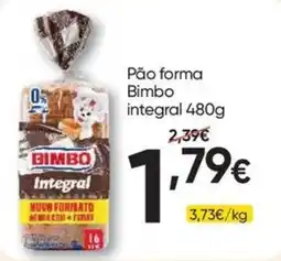 Froiz Pão forma Bimbo integral promoção