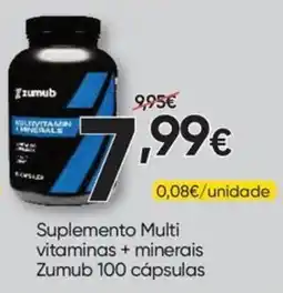 Froiz Suplemento Multi vitaminas + minerais Zumub 100 cápsulas promoção
