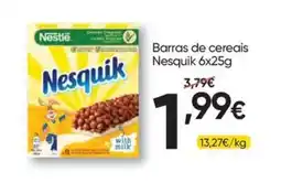 Froiz Barras de cereais Nesquik promoção