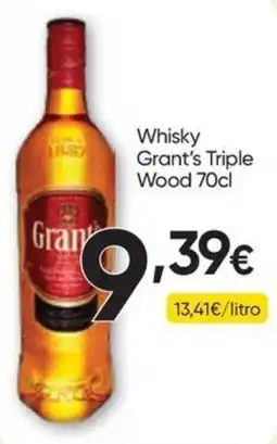 Froiz Whisky Grant's Triple Wood promoção