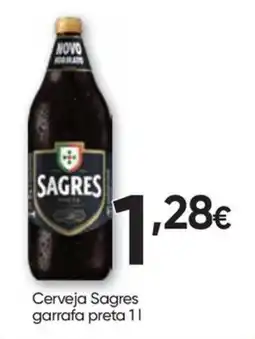 Froiz Cerveja Sagres garrafa preta promoção