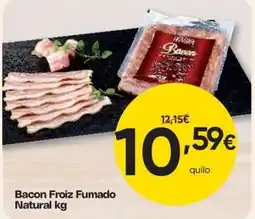 Froiz Bacon Froiz Fumado Natural promoção