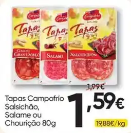 Froiz Tapas Campo Frío Salsichão, Salame ou Chourição promoção