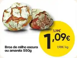 Froiz Broa de milho escura ou amarela promoção