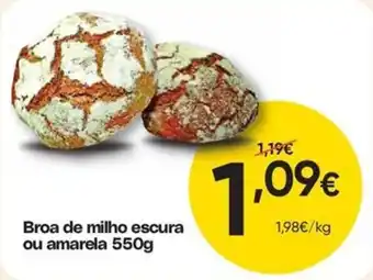Broa de milho escura ou amarela