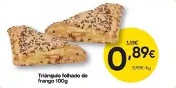 Froiz Triângulo folhado de frango 100g promoção