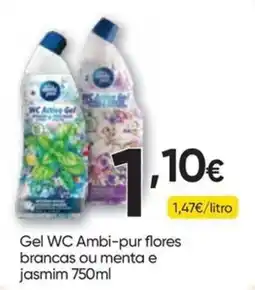 Froiz Gel wc ambi-pur flores brancas ou menta e jasmim promoção