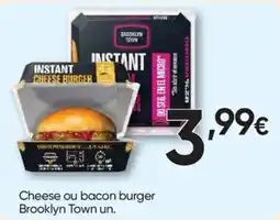 Froiz Cheese ou bacon burger Brooklyn Town un. promoção