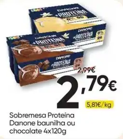 Froiz Sobremesa Proteína Danone baunilha ou chocolate promoção