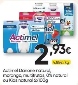 Froiz Actimel Danone natural promoção