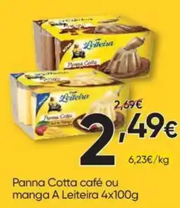 Froiz Panna Cotta café ou manga A Leiteira promoção