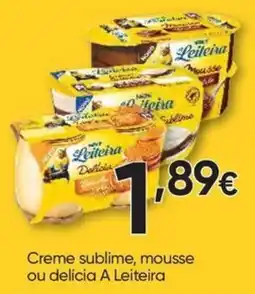 Froiz Creme sublime, mousse ou delicia a leiteira promoção