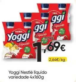 Froiz Yoggi Nestlé líquido promoção