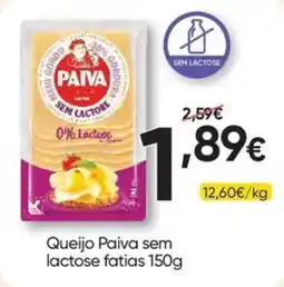 Froiz Queijo Paiva sem lactose fatias promoção