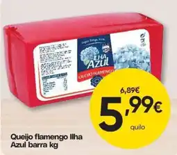 Froiz Queijo flamengo ilha azul barra kg promoção