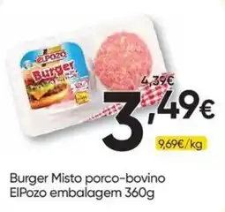 Froiz Burger Misto porco-bovino ElPozo promoção