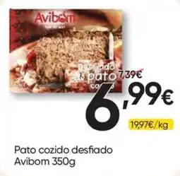 Froiz Pato cozido desfiado Avibom promoção