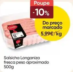 Froiz Salsicha Longaniza fresca promoção