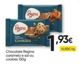 Froiz Chocolate Regina caramelo e sal ou cookies promoção