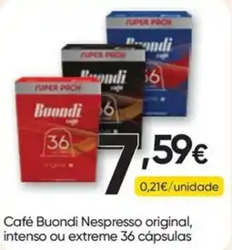Froiz Café Buondi Nespresso original promoção
