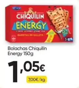 Froiz Bolachas Chiquilin Energy promoção