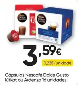 Froiz Cápsulas Nescafé Dolce Gusto Kitkat ou Ardenza promoção