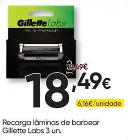 Froiz Recarga lâminas de barbear Gillette Labs promoção