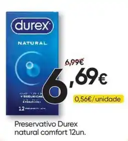 Froiz Preservativo Durex natural comfort promoção