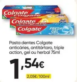 Froiz Pasta dentes colgate anticáries, antitártaro, triple action, gel ou herbal promoção