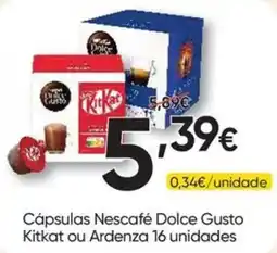 Froiz Cápsulas Nescafé Dolce Gusto Kitkat ou Ardenza 16 unidades promoção