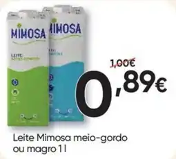 Froiz Leite Mimosa meio-gordo ou magro 1l promoção